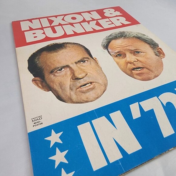 Mad Magazine Issue # 152 July 1972 Richard‎ Nixon & Bunker End Of The Rainbow FN - Picture 4 of 7